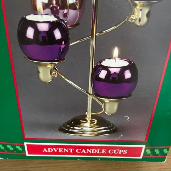 House Of Lloyd Spiral Advent Candle Holder Cups Christmas Around the World 1994 - Picture 7 of 10